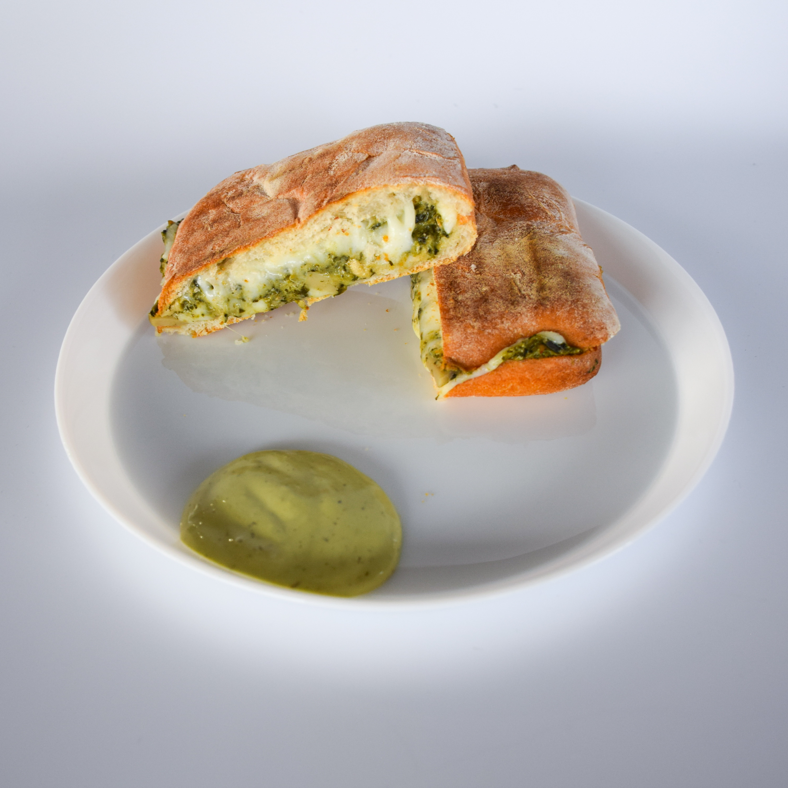 پنینی مرغ و اسفناج