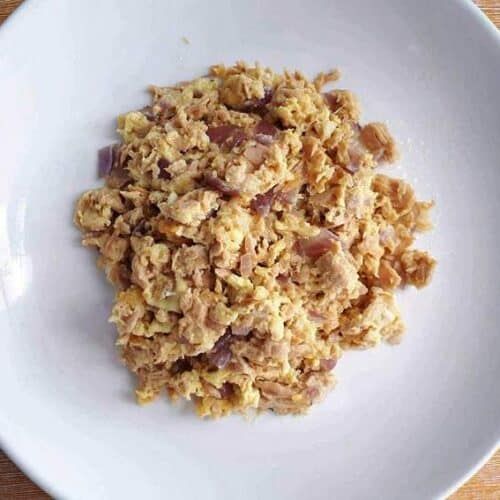 تن ماهی تخم ممرغ